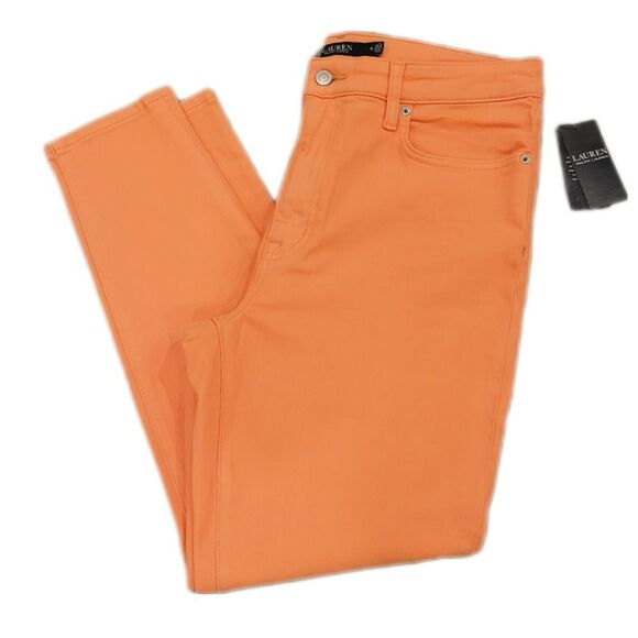 New Lauren Ralph Lauren High-Rise Skinny Ankle Jeans - Picture 2 of 4